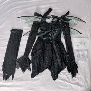Brand new tricks n treatz dark fairy costume dolls kill
